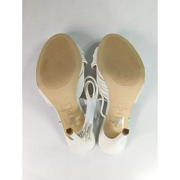 Marc Fisher Women's Brista Almond Toe Strap Heel Sandals Size 5.5 (MSRP $150) - Picture 8 of 9